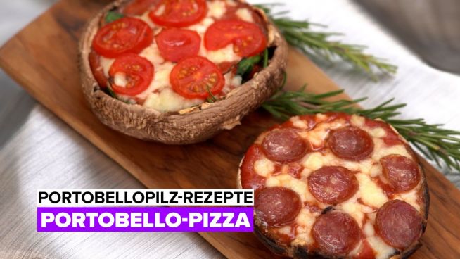Portobellopilz-Rezepte: Portobello-Pizza